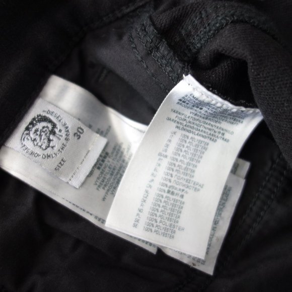 Diesel D-REEFT W30 L32 SKINNY Black JOGG JEANS - Picture 11 of 14